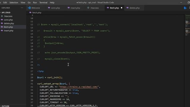 How to fetch Indian Railway train deatails in API | Fetch Request API | Learn API in PHP - REACTJS смотреть онлайн