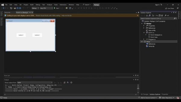 How to create a Setup.exe file in Visual Studio 2022