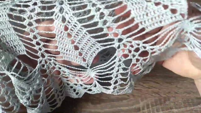 Воздушная,нежная салфетка крючком смотреть онлайн