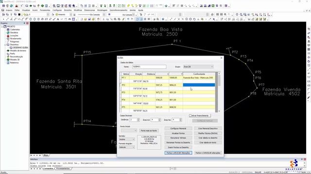 2 - Criar Gleba e Inserir Pontos no Desenho - Menu Ferramentas смотреть онлайн