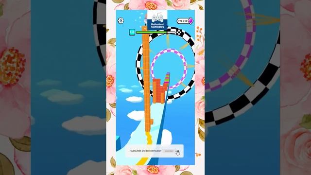 Playing Cube Surfer game in 2022 | Level 410 | Unlimited Gameplay | #shorts смотреть онлайн