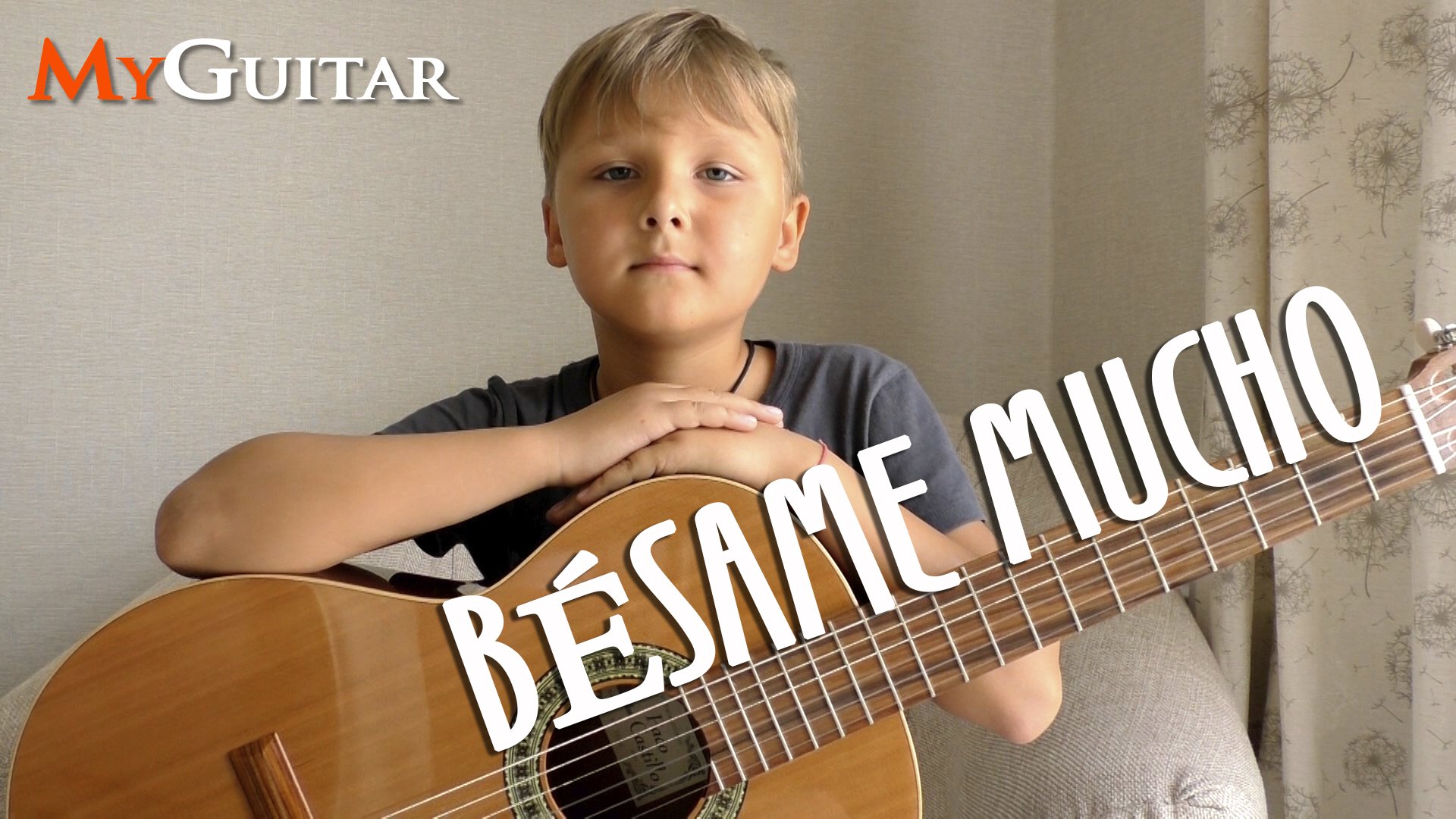"Besame mucho". Исполняет Артём Москалик (8 лет). смотреть онлайн