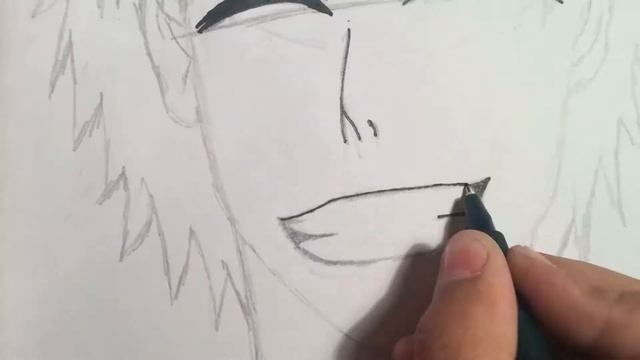 Рисую Ичиго из аниме ,,Блич" смотреть онлайн