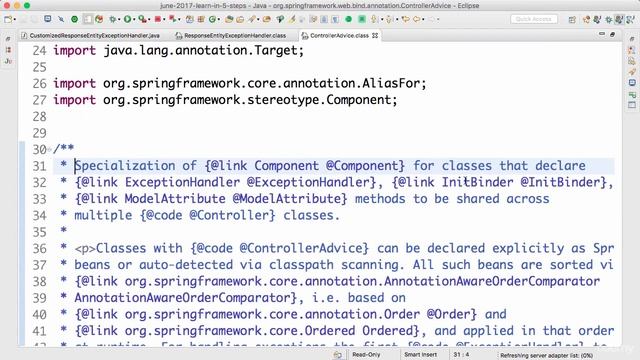 067 Step 12 Implementing Generic Exception Handling for all Resources смотреть онлайн