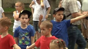 Патриотическая зарядка для детей прошла в детском саду Биробиджана