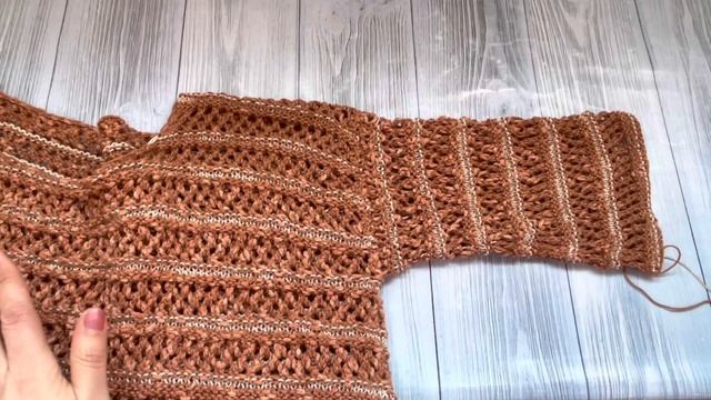 Тренд! ? Мастер-класс по очень простой тунике ,,Золотой песок,, 2 часть смотреть онлайн