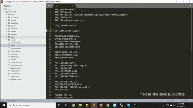 Laravel 5.8 Authentication #1 | SQLite Database Configuration смотреть онлайн