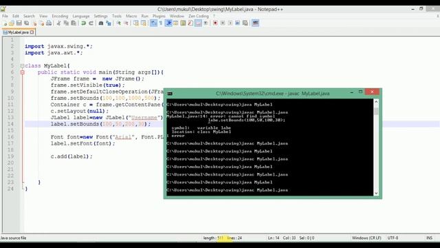 #2 Java Swing Tutorial | JLabel in Java Swing смотреть онлайн