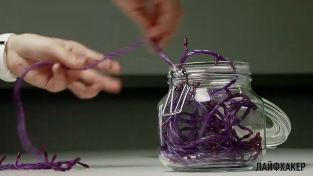 Как сделать лампу из новогодней гирлянды смотреть онлайн