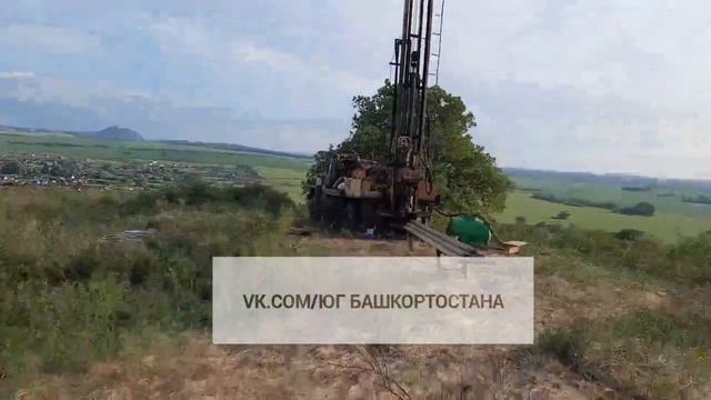 Начало геологоразведочных работ на горе Барская. Ишеево Ишимбайский район.