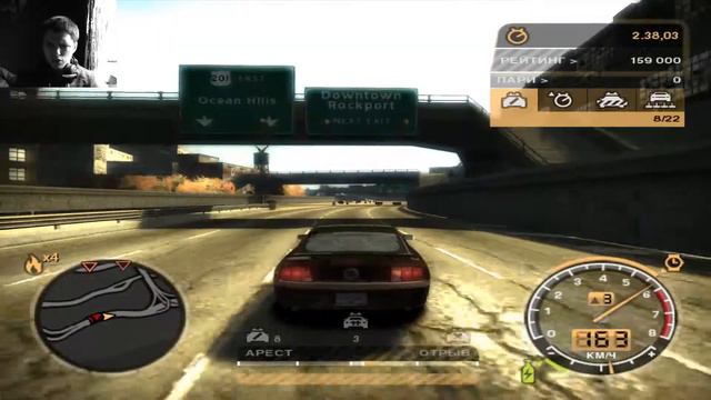 Психованыыый! [Камикадзе.7] // Need for Speed: Most Wanted #13 смотреть онлайн