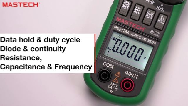 MASTECH Digital AC/DC clamp meter MS2128A смотреть онлайн