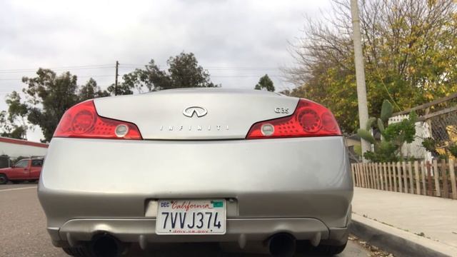 G35 w/ Megan Racing Downpipes, K&N Cold Air Intake & Momo Exhaust Start Up & Rev смотреть онлайн