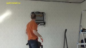 Установка внутреннего блока кондиционера Lg artcool
