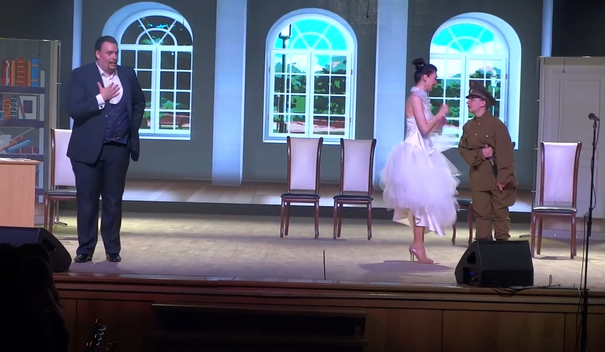 Дж. Перголези, (4) опера ''Служанка госпожа или кренделя любви''. поют_ О. Подлесная, А. Пермяков