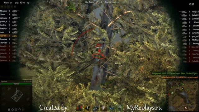 WOT: Malinovka - VK 3601 (H) смотреть онлайн