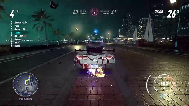 Need for Speed: Heat | Chevrolet Corvette ZR1 | Время суток: Ночь смотреть онлайн