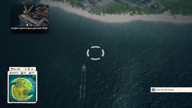 Tropico 5 Nuclear Sub in action! смотреть онлайн