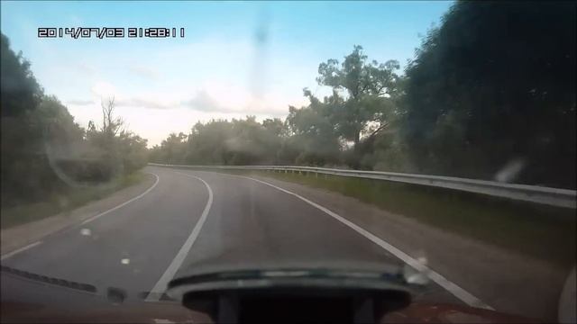 Встречка и уход на обочину смотреть онлайн
