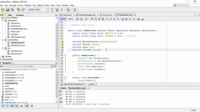 Chrome offline game Java programming tutorial - #11 смотреть онлайн