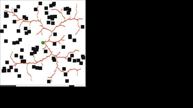 rapidly exploring random tree path planning algorithm | with dynamic constraints | python + opencv смотреть онлайн