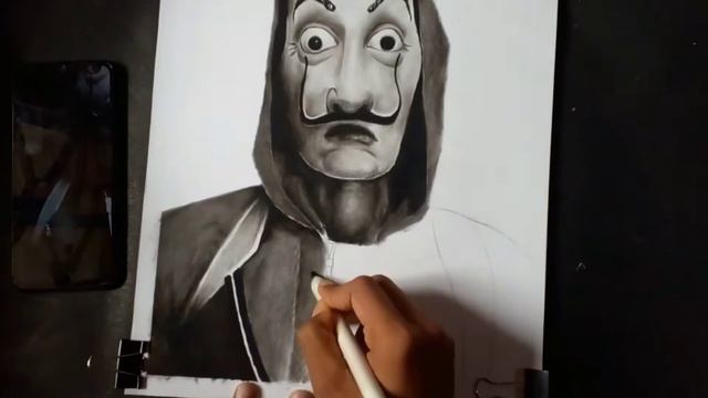 Dali Mask Drawing of _ (Money Heist) смотреть онлайн