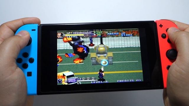 ACA NEOGEO SHOCK TROOPERS 2nd Squad Nintendo Switch gameplay смотреть онлайн