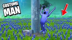 ЧЕЛОВЕК КОСТЮМ ПРОТИВ НЕБОСКРЕБА! ОГРОМНАЯ ТОЛПА SCP РАЗРУШАЕТ! ОБОРОНА ЗДАНИЯ ОТ SCP В Garry`s Mod