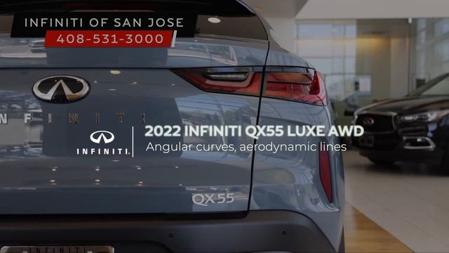 2022 INFINITI QX55 LUXE AWD смотреть онлайн