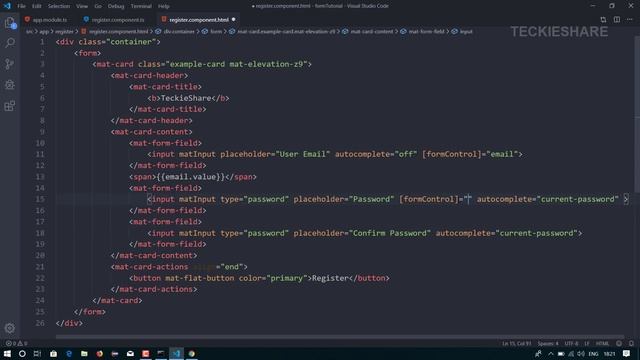 Angular 8 Reactive Forms using FormControl | FormGroup | FormBuilder | Complete Guide смотреть онлайн