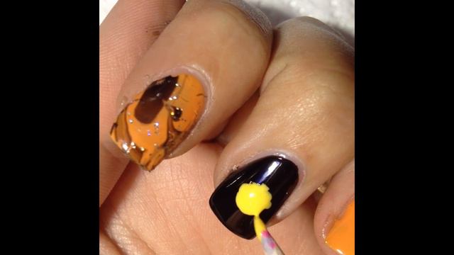 Nail Art Tutorial 18 (Halloween Series part 3) • Dark night for Halloween смотреть онлайн