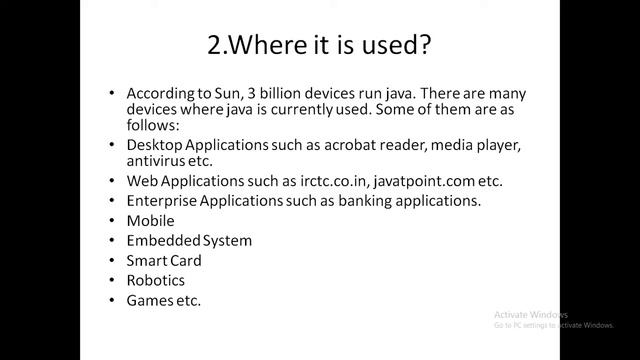 What Is Java || Where It Is Used And Types of Java Application смотреть онлайн