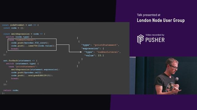 Build Your Own WebAssembly Compiler - London Node User Group - April 2019 смотреть онлайн