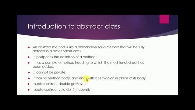 Ethiopian programming Amharic java tutorial 22 abstract method part1 смотреть онлайн