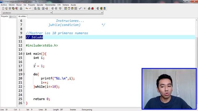 38. Programación en C - Ciclos o Bucles - Repetición el bucle do while смотреть онлайн