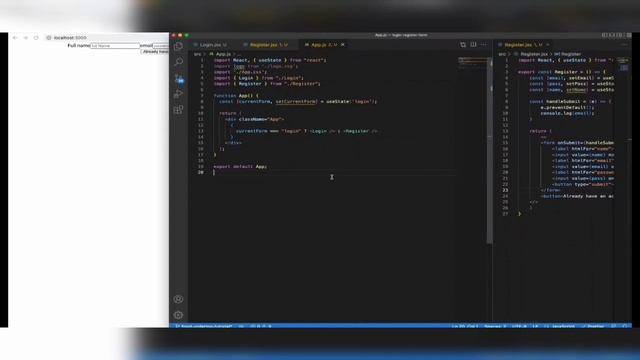 Login and Registration Form In React JS with Source Code | how to make login form in react js смотреть онлайн