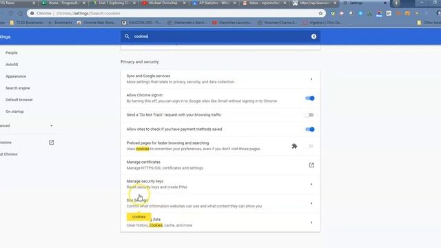 How To Delete Cookies On Chrome Book