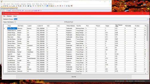 Motorsport Manager Modding Part 2 How to use the database editor смотреть онлайн