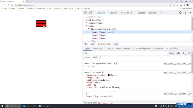 [Arabic] HTML, CSS Tutorials - Burger Icon Transform Effects смотреть онлайн