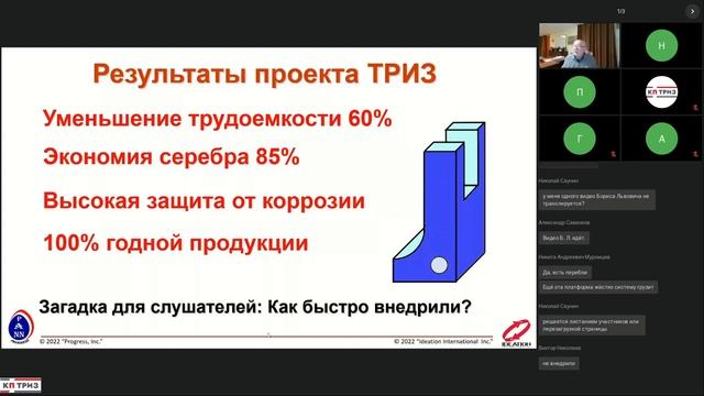 Доклад мастера ТРИЗ Злотин Борис Львович 12_12_ 22 смотреть онлайн