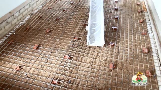 Как сделать бетонный пол в гараже смотреть онлайн