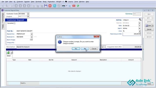 SQL Account - Customer Deposit Module смотреть онлайн