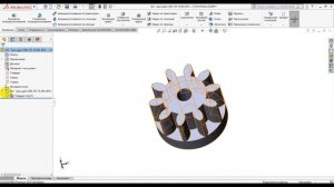 Шестерня в SolidWorks  это просто!