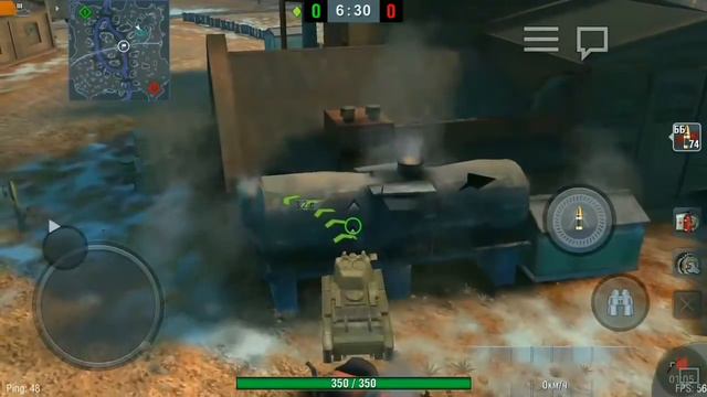 Полет на карте каньон||Баг на полет WOT Blitz смотреть онлайн