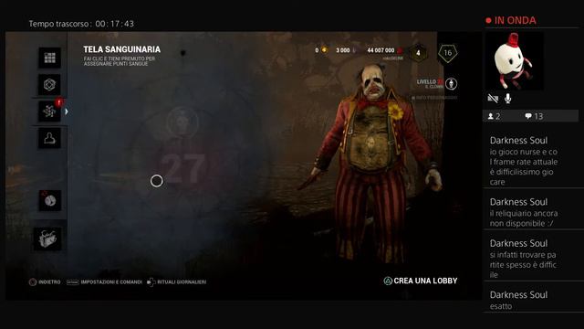 [DBD] PS4 PRO 40million bloodpoints!CLOWN PRESTIGE 3! смотреть онлайн