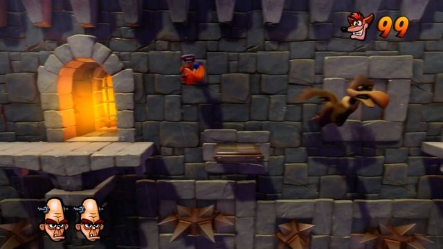 Crash Bandicoot - N. Sane Trilogy - 100% Walkthrough, Part 30: Slippery Climb (Red Gem) смотреть онлайн