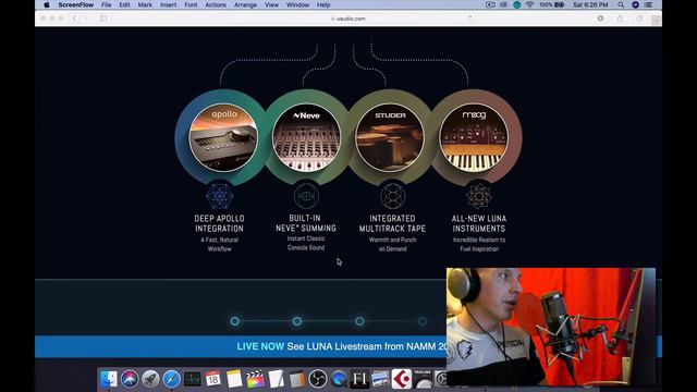 Luna Recording System By Universal Audio смотреть онлайн
