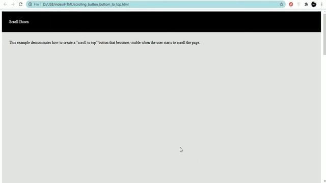 How to Create Scroll To Top Button in HTML & CSS | With Free Source Code смотреть онлайн