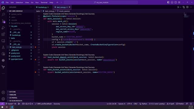 Using moto to test boto3 code in Python смотреть онлайн