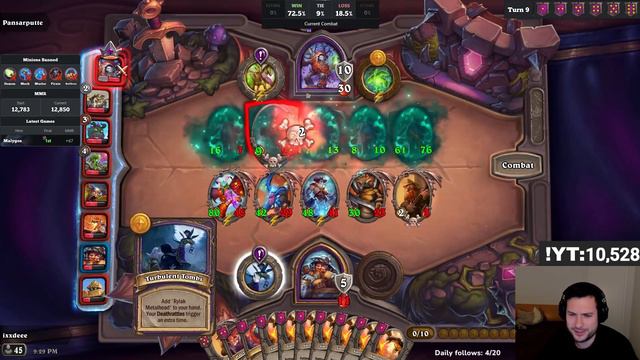 8 RYLAK Triggers on just TURN 5! | Hearthstone Battlegrounds смотреть онлайн